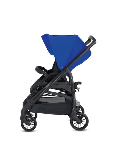 Inglesina Trilogy Tek El Tek Hamle ile Katlanıp Açılan Çift Yön Bebek Arabası - Splash Blue