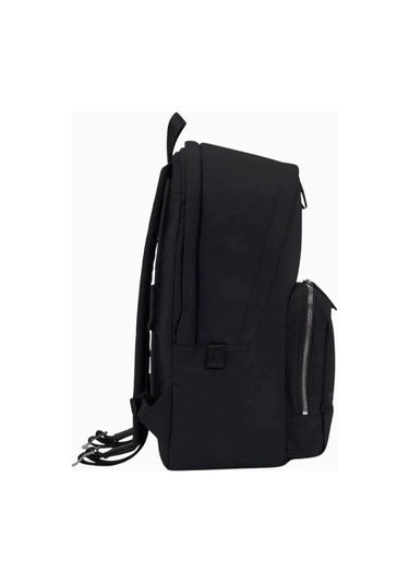 Lojel Semo Backpack Deri Detaylı 18l Günlük Ve Iş Sırt Çantası Siyah