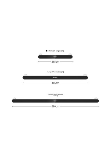 Yunboo Banyo Duş Odası Süpürge Tutucu, Delme Yok Kurulum, Güçlü Süksiyon Cup, Uzunluğunda Siyah, Tek Çubuklu Havlu Rafı, Dayanıklı Plastik Malzeme Diğer