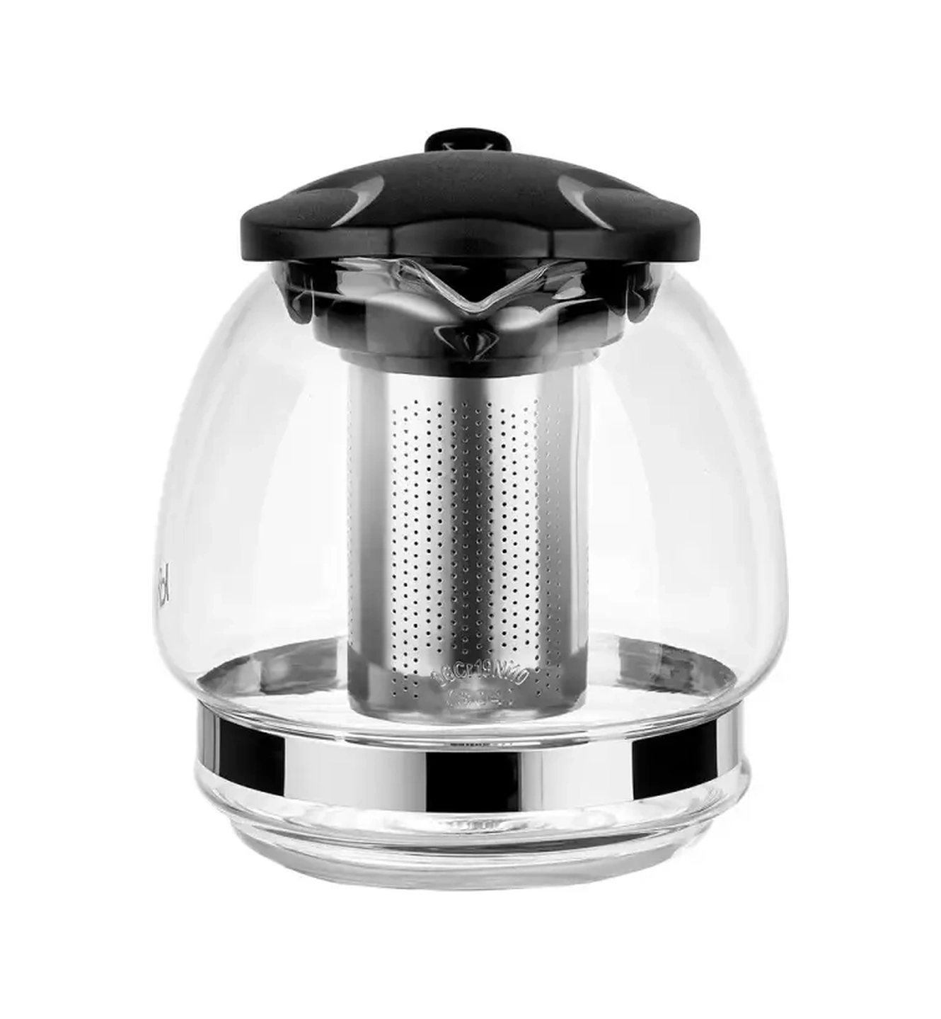 Lara Cam Demlik Çaydanlık 850 Ml Çay Demleme Cihazı 12725636 Siyah