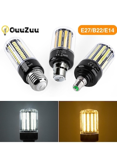 Beyaz E14 Led Ampul Mısır Lambası E27 Led Mısır Ampul 110v Lampada Led Bombillas 5736 Ampul Ac85 265v 3.5w 5w 7w 9w 12w 15w 20w E14 5w