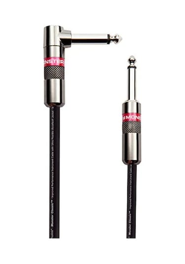 Monster Classic™ Instrument Cable - Right Angle to Straight | 6.4