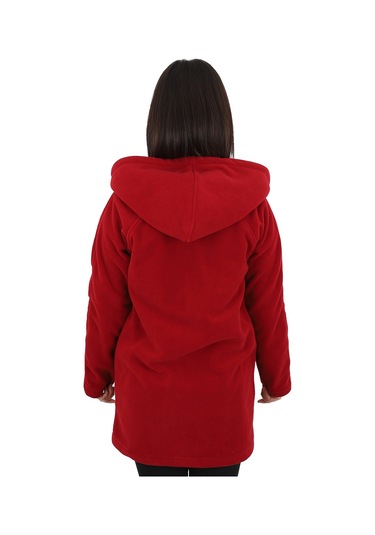 Kadın Kırmızı Polar Ceket - Zenobya Kırmızı