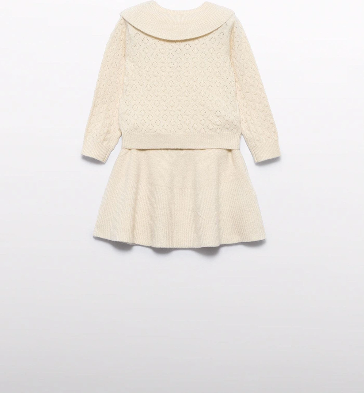 Mayoral Abel&lula Kız Bebek Triko Etek Takım Krem