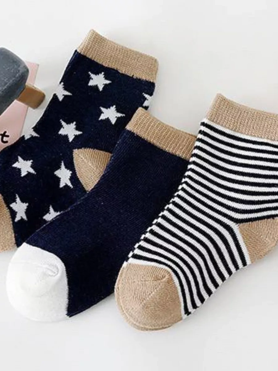 Wemint Baskılı Yaz Çocuk Çorapları Seti 230322059 Mavi