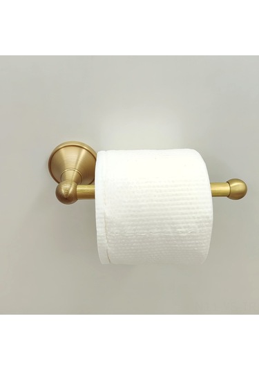Yunboo Tam Bakır Antika Desenli Duvar Tipi Tuvalet Kağıdı Tutucu - Zirve Dayanıklılık Ve Kolay Kurulum İle Banyo Dekoru Diğer