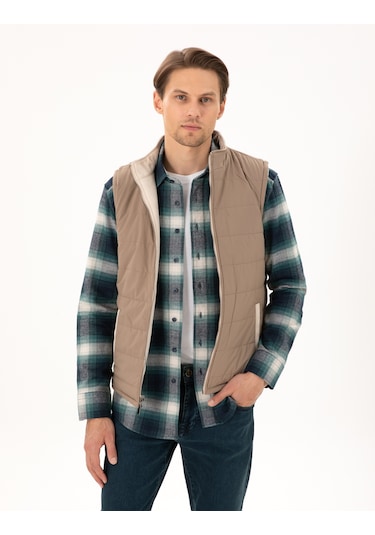 Pierre Cardin Erkek Bej Deri Mont-kaban 50300554-591 Bej