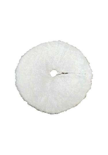 Neşeli Noel Partisi İçin Noel Ağacı Peluş Etek Dekorasyonu Suni Kürk Noel Ağacı Eteği