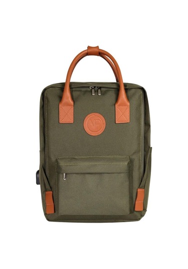 Npo Dailylife 16" Unisex Smart Notebook Günlük Sırt Çantası-Haki