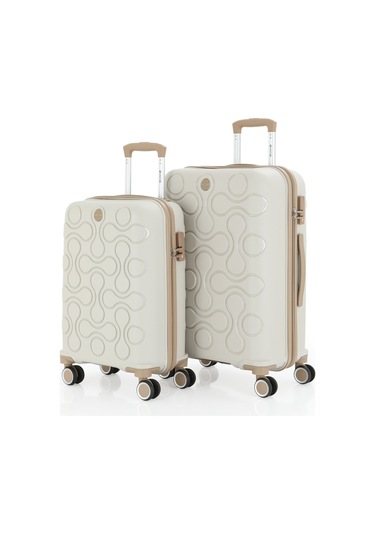 Mçs Polipropilen 2li Valiz Seti Orta & Kabin V376 S23sy1000049-set 00421 2'li Set Çok Renkli