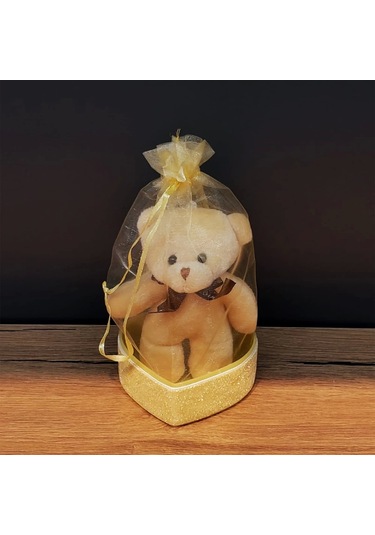 Hediyelik Kese İçinde Ayıcık 1 Adet