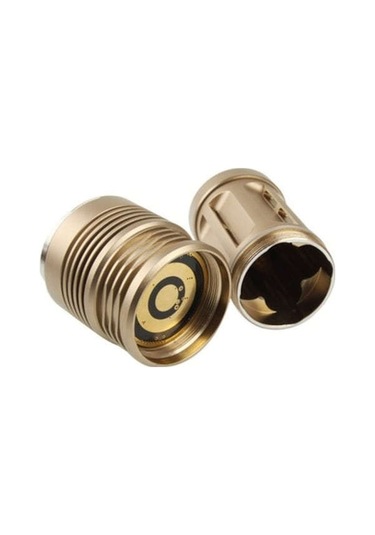 Yuntech01 Gümüş Renkli 3t6 Led Ultrasonik Parlak El Feneri, Dış Mekan Bisiklet Aydınlatması, Acil Durum Işığı, Alüminyum Gövde Pil Ve Şarj Cihazı Hariç Bronz