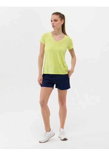 Pierre Cardin Kadın Yeşil Basic Tişört 50269345-vr232 Yeşil