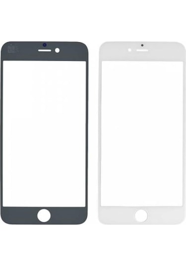 Gmr Apple Uyumlu iPhone 6s Plus Ocalı Lens Ön Cam Beyaz