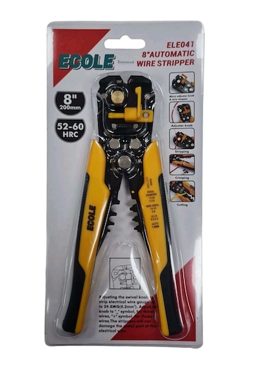 8 İnç Otomatik Kablo Sıyırma Pensesi Plus Kablo Sıyırıcı