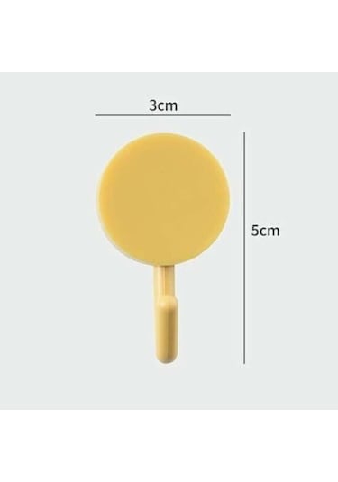 Kendinden Yapışkanlı Renkli Duvar Askısı Çok Renkli