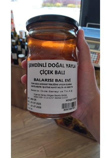 Şemdinli Doğal Yayla Çiçek Balı 850 Gr Yüksek Rakım