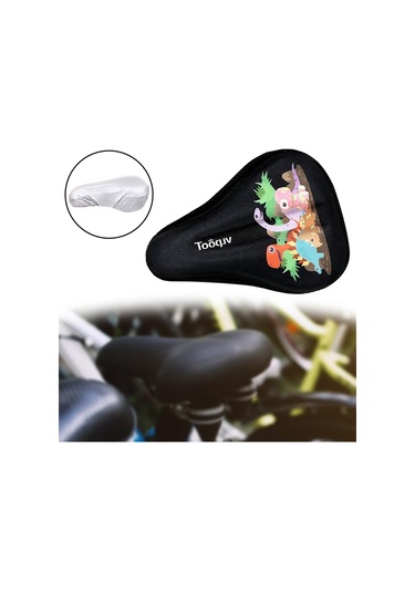 Suntek Çocuk Bisikleti Koltuk Minderi Örtüsü Küçük Siyah-s Siyah