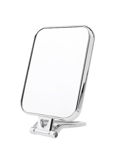 Suntek Dayanıklı Makyaj Aynası Yatakhane Banyo Kare Gümüş Gümüş