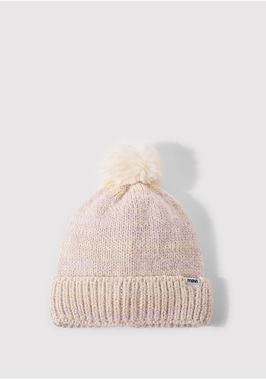 Mavi - Ponponlu Pembe Bere 1912799-82691 Pembe