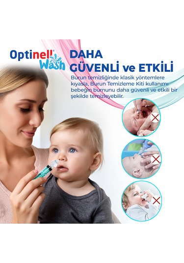 10 'lu Şırıngalı Burun Aspiratörü Bebek Burun Temizleme Aparatı 1 Şırınga 10 Ml Enjektörü