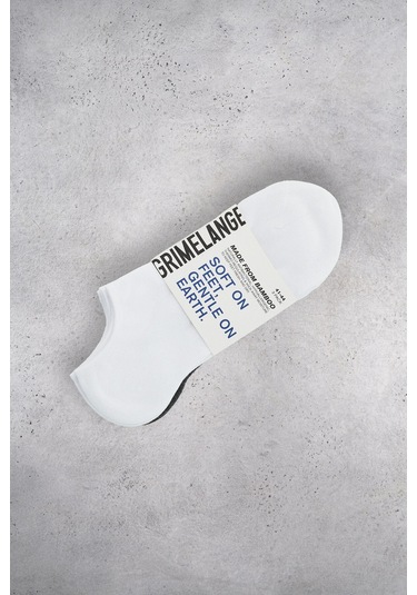 Nıklaus Bamboo Erkek Patik 3'lü Paket Antrasit/beyaz/beyaz Çorap