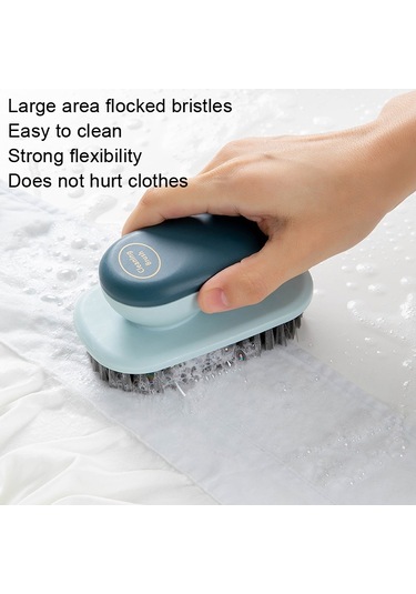 Sones 2 Adet Sm005 Ev Plastik Saplı Giysi Temizleme Yumuşak Saç Fırçası Gri