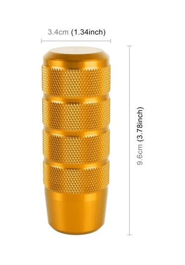 Wondernest Universal Araç Dişli Direk Dişli Kafası Vites Topuzu Altın Renk Altın