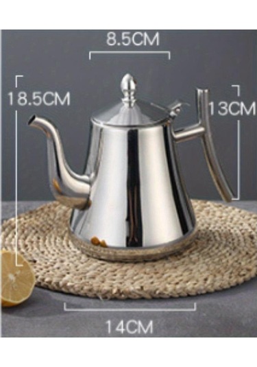 1.5l Kalınlaştırıcı Paslanmaz Çelik Çaydanlık Tencere Su Isıtıcısı Otel Restoran Ev İndüksiyon Pişirme Çiçek Çaydanlığı Kahve Sürahisi ALtın