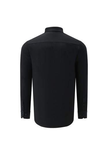 İkili Set G674 Dewberry Erkek Gömlek-siyah-bordo Siyah-bordo