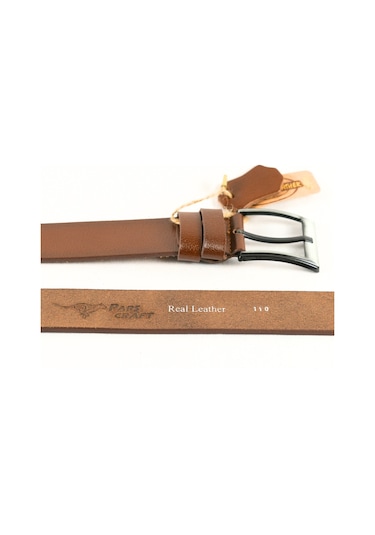 Hakiki Manda Derisi Erkek Kemer 4,5cm Taba Kot Pantolon Kemeri Taba