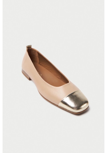 Mubiano Hakiki Deri Collection Kadın Babet Nude - Mcsr1010 - N Ten