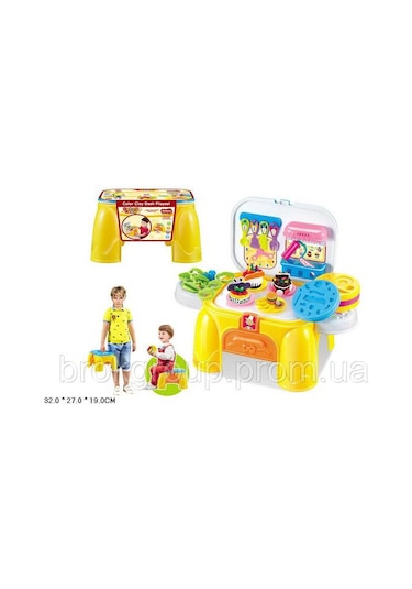 Color Clay Çantalı ve Tabureli Oyun Seti