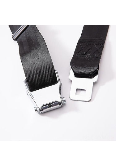 Geeksen Havacılık Tipi 2 Noktalı Ayarlanabilir Emniyet Kemeri - Poliester Kayış & Alüminyum Kilit