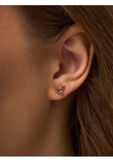 Reva Takı Seti: Küpe Ve Pandantifli Kolye 295845315 Altın