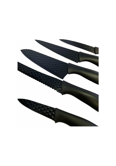 Arow Diamond 6'lı Bıçak Set Siyah Dc.tr-3493 Siyah