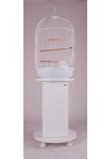 Silindir Papağan Kafesi 403b Mobilya Stand