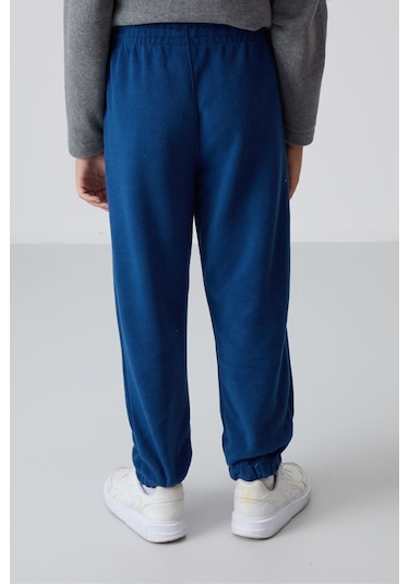 Tommy Life Parlament Kalın Yumuşak Dokulu Standart Fit Nakışlı Polar Erkek Çocuk Eşofman Alt - 11220 Parlament