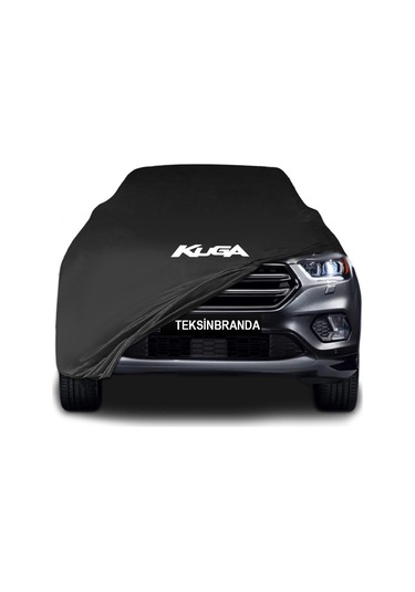 Ford Kuga 2 2012 - 2019 Siyah Kumaş Araba Brandası Logolu Penye Branda Oto Branda