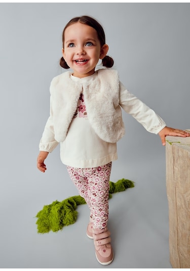 Mayoral Kız Bebek Tayt Takım 2739 Krem