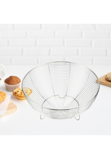 Suntek Yuvarlak Sebze Standı Tutucu Standlı Taşınabilir 26cm