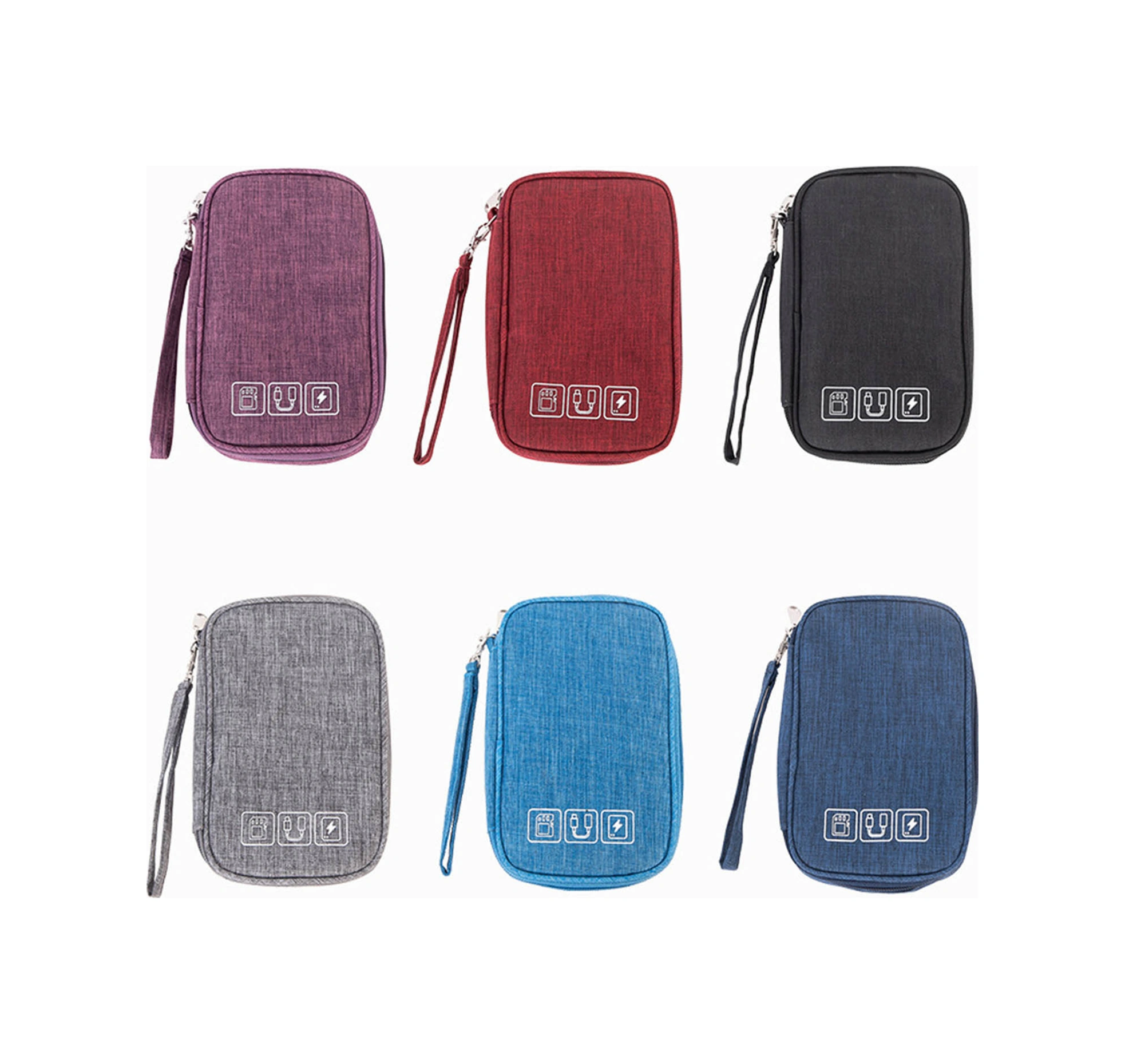 Moveevo Üst Mavi Taşınabilir Elektronik Aletler Organizer Çantası - Şarj Cihazı, Data Kablosu Ve Kulaklık Saklama Kutusu Çok Renkli Moveevo Üst Mavi Taşınabilir Elektronik Aletler Organizer Çantası - Şarj Cihazı, Data Kablosu Ve Kulaklık Saklama Kutusu Çok Renkli