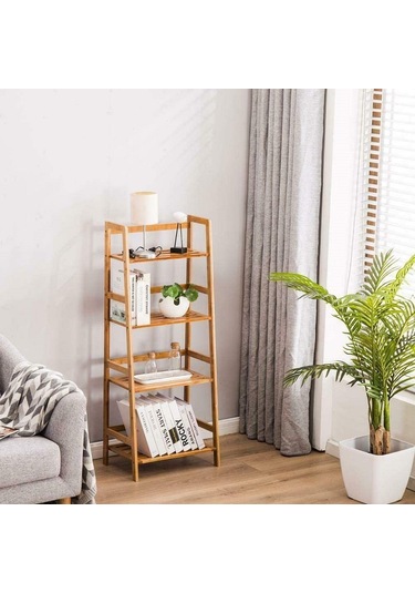 Al-Al- Ahşap Dekoratif Kitaplık, Raflı Dolap,