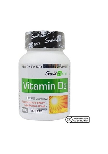 Suda Vitamin D3 1000iu 100 Tablet
