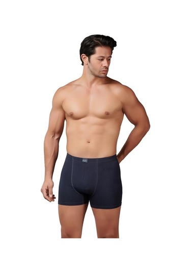 6 Adet Gümüş Erkek Modal Elastan Boxer 7009 Füme