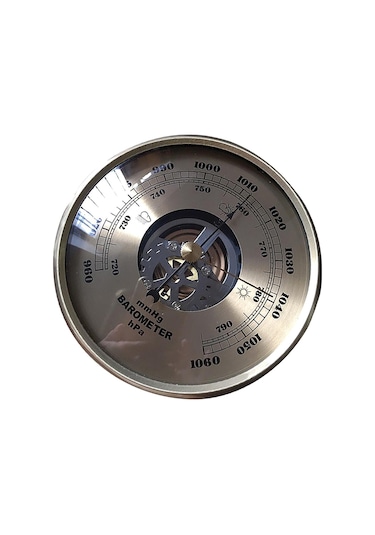 Suntek Duvara Monte Barometre 108mm Yuvarlak Kadran Hava Durumu