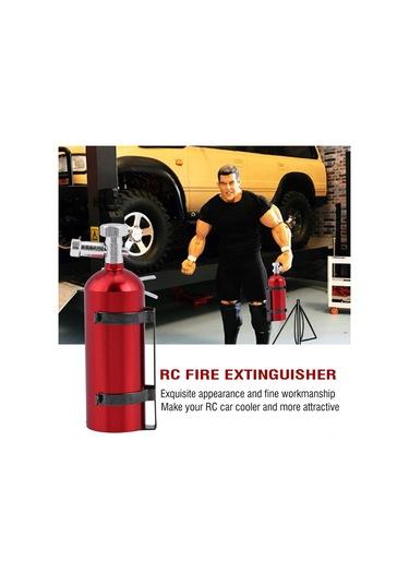 Geekyou Kırmızı Metal Rc Tırmanıcı Aksesuarı - Cc01/scx10/trx-4/d90 Uyumlu, Dayanıklı, Kolay Kurulum, Araçları Daha Çarpıcı Hale Getirir