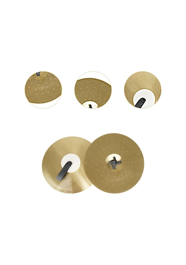 Suntek Crash Cymbal Davul Taşınabilir Çok Amaçlı 12-inç