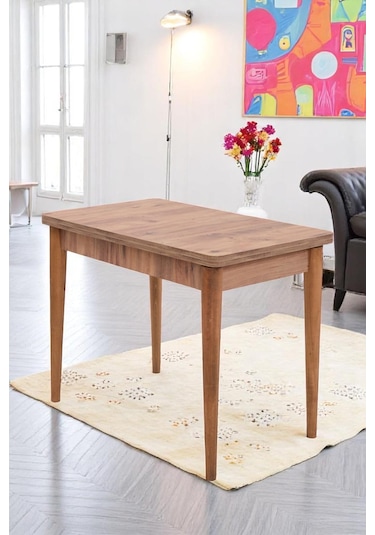 Damla Hilal Mdf Mutfak Masa Sandalye Takımı 60x100cm Çam