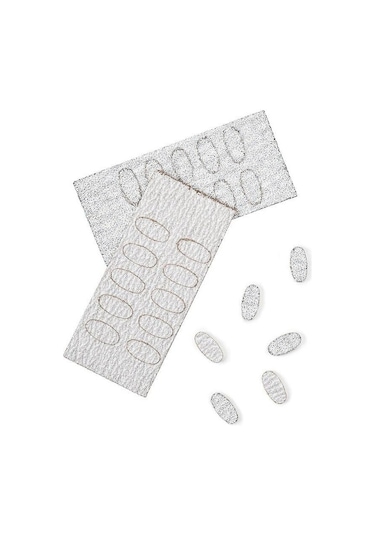 Tırnak Tırnak Eti İtici Kendinden Yapışkanlı Kum Tanesi Dosya Kırpma Çivi Ön Parlatma Zımpara Seti Manikür Tedavisi Aracı 100